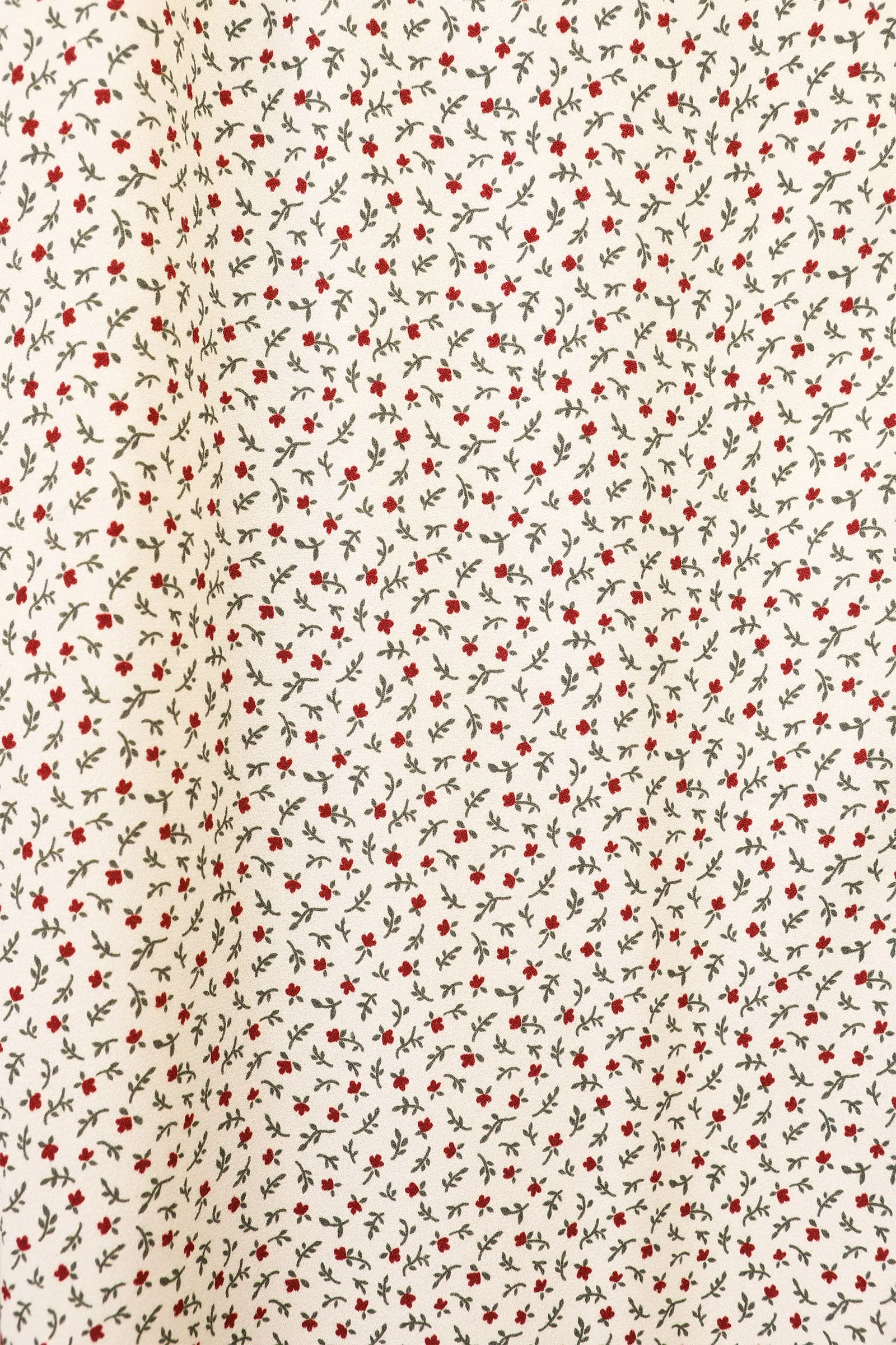 Tupelo Trouser Red Ditsy Floral