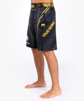 Venum Personalized Authentic UFC Adrenaline Mens Fight Night Long Fit Fight Short - Black/Gold