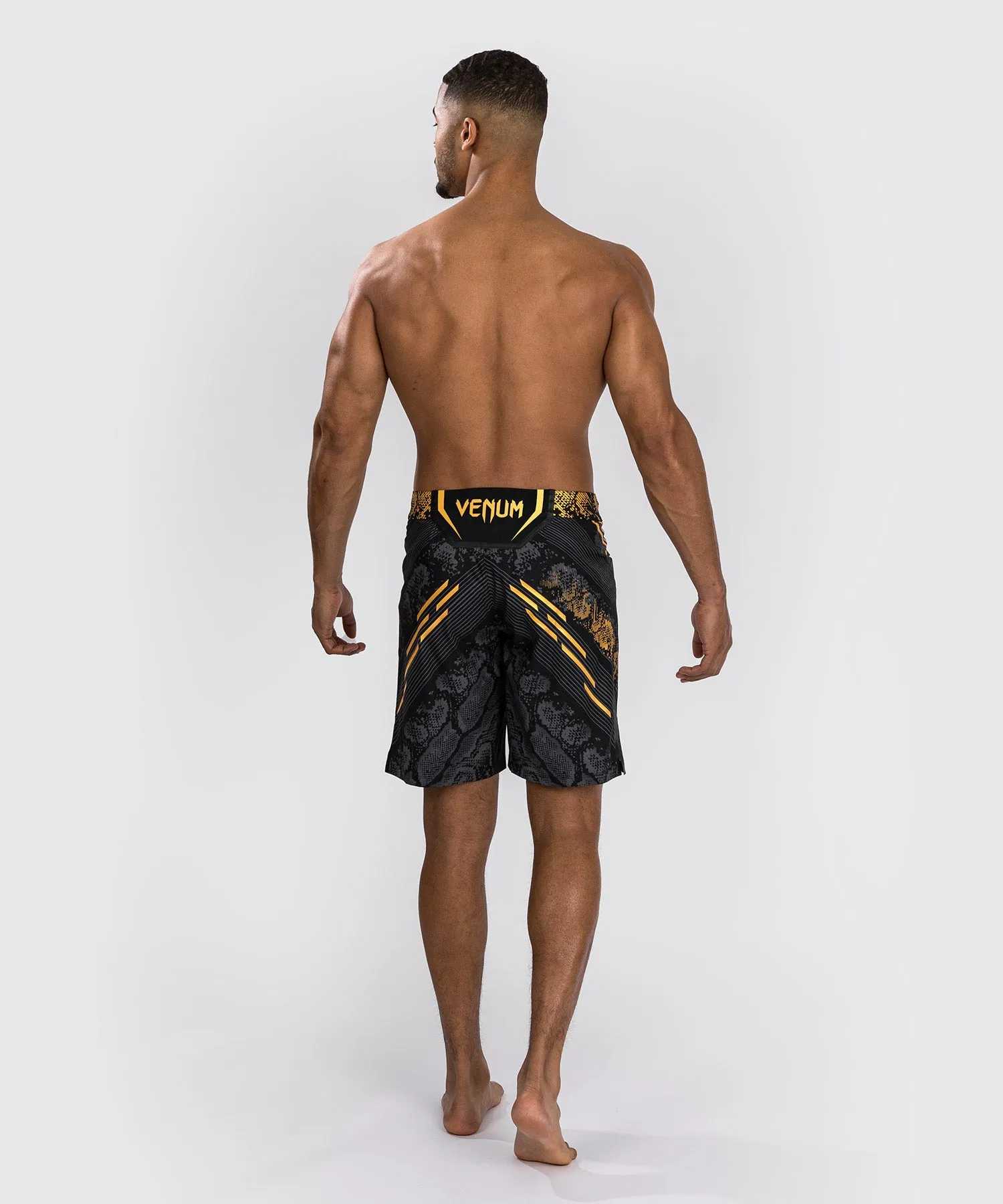 Venum Personalized Authentic UFC Adrenaline Mens Fight Night Long Fit Fight Short - Black/Gold