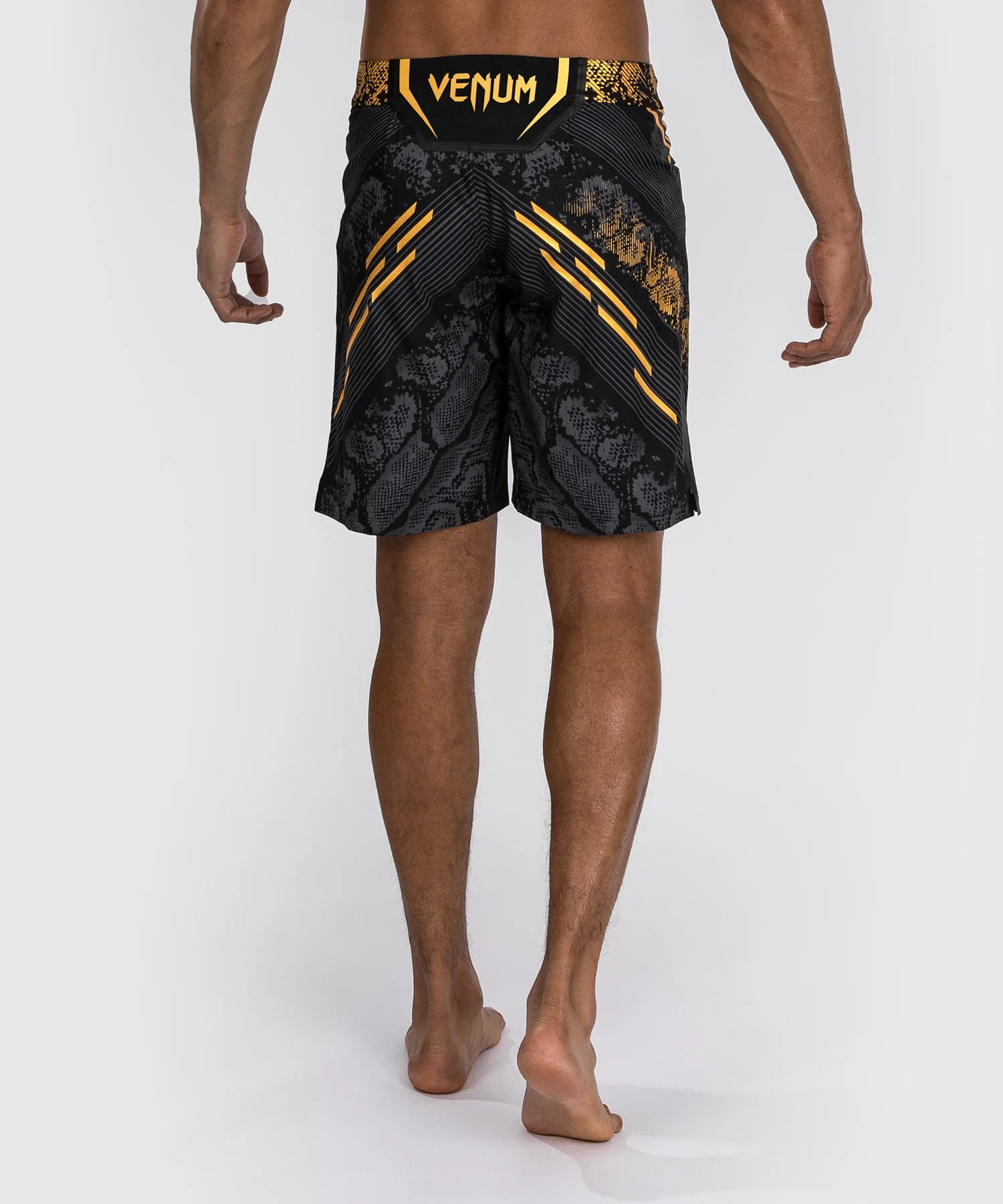 Venum Personalized Authentic UFC Adrenaline Mens Fight Night Long Fit Fight Short - Black/Gold
