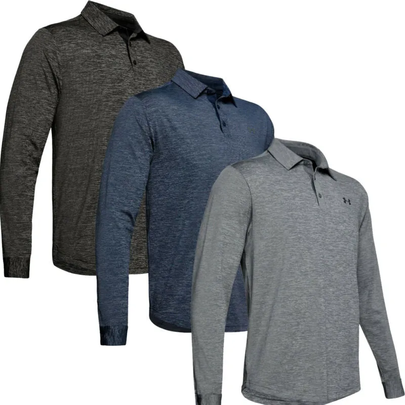 UNDER ARMOUR MENS 2019 PLAYOFF 2.0 LONG SLEEVE GOLF POLO SHIRT SPORTS TOP