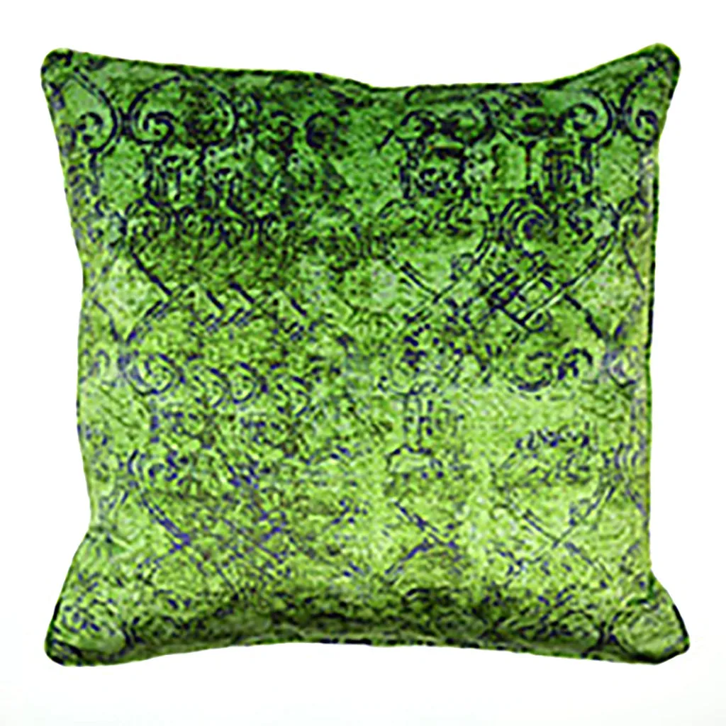 Walter Knabe Pillow 20" Velvet Metropolis Emerald