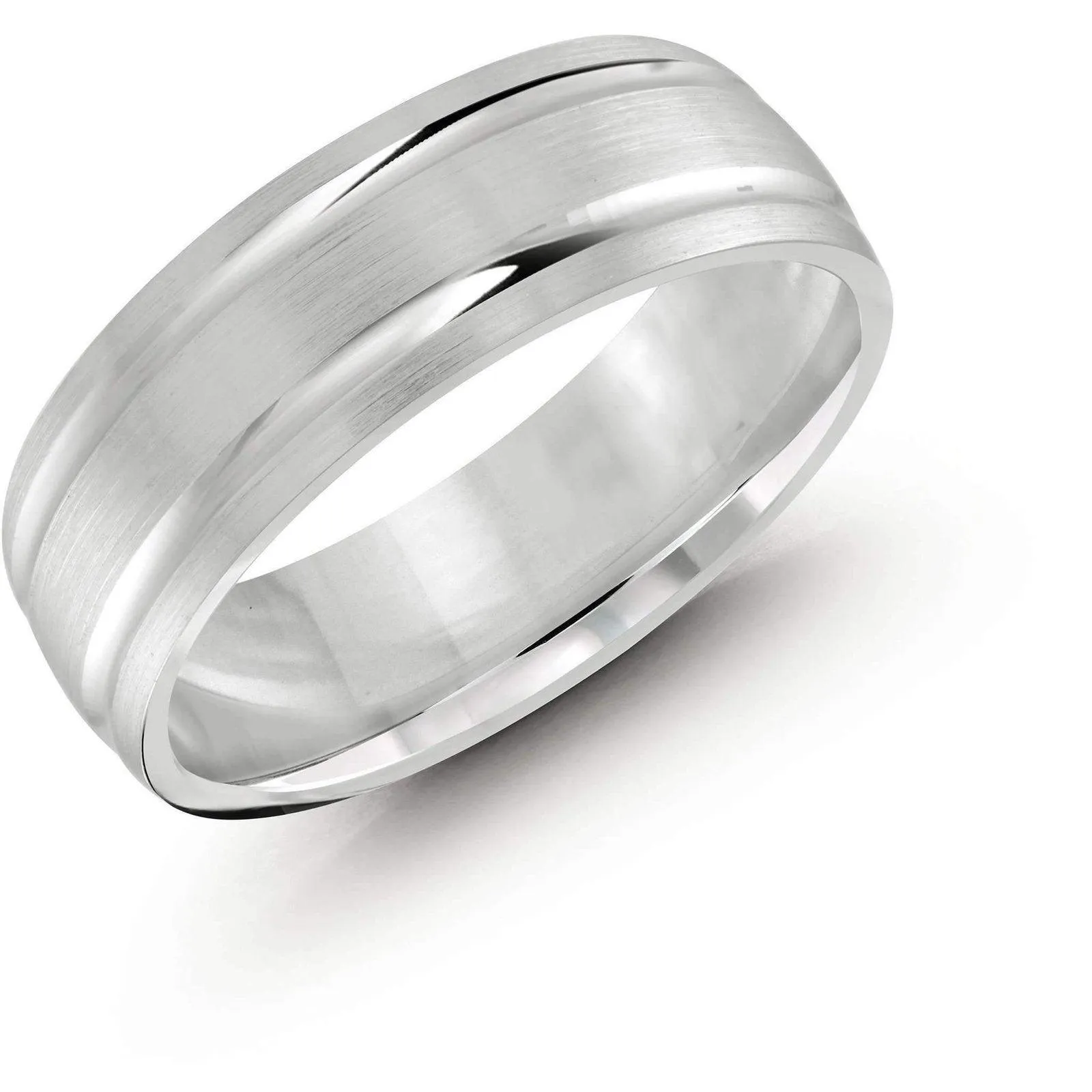 White Gold Wedding Band