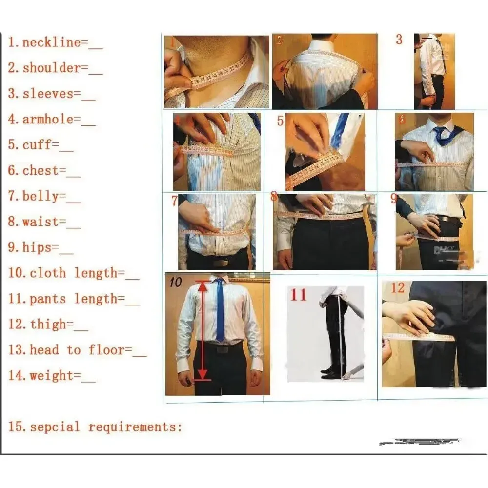 Wiaofellas  -  Suits for Men 3 Piece (Jacket Pants Vest) Chic Notch Lapel Single Breasted Suit Business Casual Party Wedding Groom Tuxedo