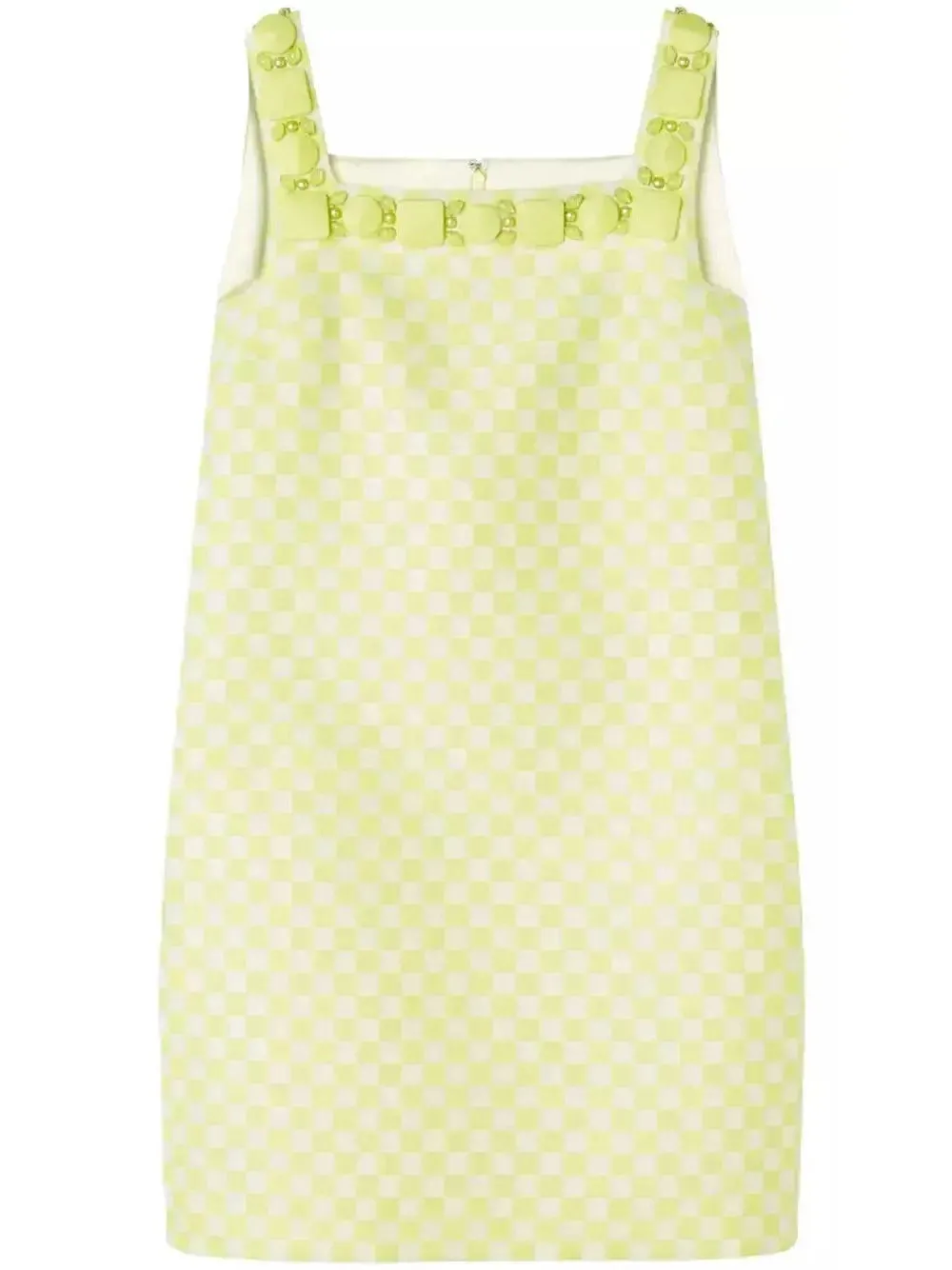 Women’s Bead-Embellished Duchesse Shift Mini Dress