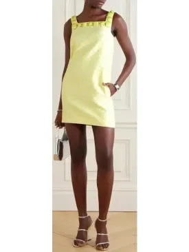 Women’s Bead-Embellished Duchesse Shift Mini Dress