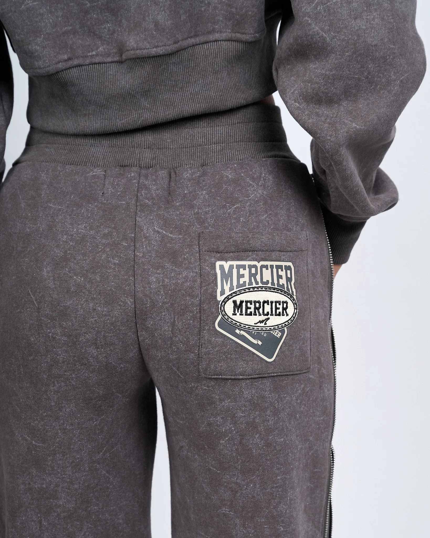 Womens Grey Round Up Straight Leg Joggers